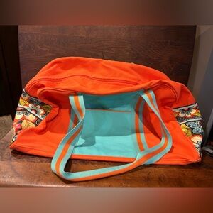 Vera Bradley Canvas Duffle Bag in Flower Shower